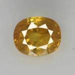 g1-634  yellow sapphire พลอยบุษราคัม