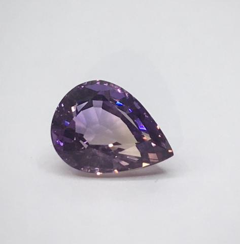 พลอยอะเมทริน สีม่วง ทอง ametrine พลอยแท้ อะเมทิสต์ amethyst เสริมดวง เสริมราศี พลอยแท้ ราคาถูก มีใบเซอร์ จี้พลอย ทรงหยดน้ำ เจมส์อินเลิฟ