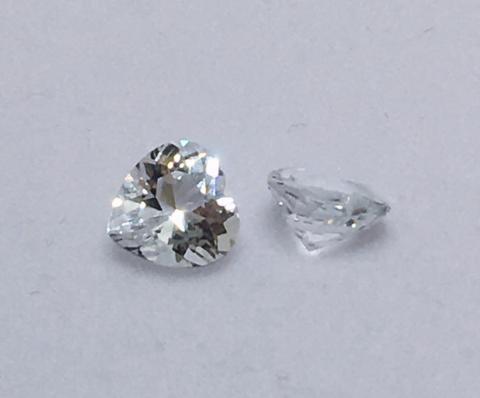 White Topaz  พลอยขาว ไวท์โทพาส  เพชรแท้ พลอยแท้ พลอยเสริมดวง สีขาว ดูดวง ราศี เมษ ของขวัญวันเกิด แก้ชง เสริมการเงิน ใบเซอร์ ไลลา