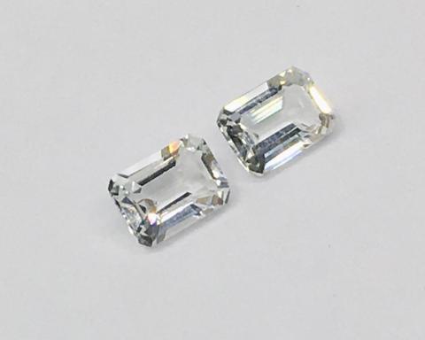 White Topaz  พลอยโทพาสขาว เหลี่ยมมรกต Emerald cut  เพชรแท้ พลอยแท้ พลอยเสริมดวง สีขาว ดูดวง ราศี เมษ ของขวัญวันเกิด แก้ชง เสริมการเงิน ใบเซอร์ ไลลาWhite Topaz  พลอยขาว ไวท์โทพาส  เพชรแท้ พลอยแท้ พลอยเสริมดวง สีขาว ดูดวง ราศี เมษ ของขวัญวันเกิด แก้ชง เสริมการเงิน ใบเซอร์ ไลลา