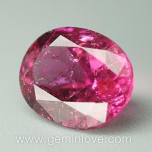 g1-610-2 pink tourmaline พลอยพิ้งทัวมาลีน pink tourmaline gemstone แหวนพลอย วันอังคาร อัญมณีสีชมพู เสริมดวง พลอยพิ้งทัวมาลีน พลอยดิบ มีใบเซอร์ฯ