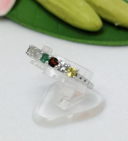 แหวนพลอยนพเก้า เพชร เพทาย ไพลิน ทับทิม มรกต บุษราคัม โกเมน มุกดาหาร ไพฑูรย์ พลอยเสริมดวง ดูดวง แก้ชง เสริมราศี เสริมธาตุ พลอยแท้