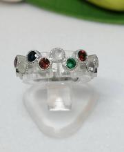 แหวนพลอยนพเก้า เพชร เพทาย ไพลิน ทับทิม มรกต บุษราคัม โกเมน มุกดาหาร ไพฑูรย์ พลอยเสริมดวง ดูดวง แก้ชง เสริมราศี เสริมธาตุ พลอยแท้