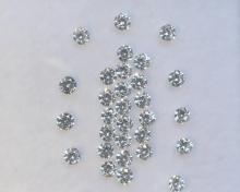 White Zircon พลอยเพทายขาวเหลี่ยมเพชร พลอยแท้สีขาว พลอยมิล พลอยเล็ก พลอยสายมู เสริมดวง เพชร ราศีเมษ แหวนเพชร มีใบเซอร์ฯ diamond เพชร พลอยนพเก้า