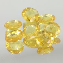 g1-375-43  yellow sapphire พลอยบุษราคัม 