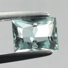 gemstone: อะคัวมารีน-Aquamarine size: 6.2x4.8x3.5 carat: 0.75Ct.