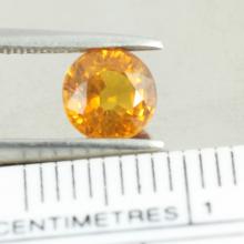 g1-558-38  yellow sapphire พลอยบุษราคัม