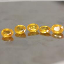 g1-559-65 yellow sapphire พลอยบุษราคัม 