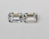 White Topaz  พลอยโทพาสขาว เหลี่ยมมรกต Emerald cut  เพชรแท้ พลอยแท้ พลอยเสริมดวง สีขาว ดูดวง ราศี เมษ ของขวัญวันเกิด แก้ชง เสริมการเงิน ใบเซอร์ ไลลา