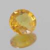 yellow sapphire พลอยบุษราคัม g1-374-55