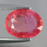 gemstone: พิ๊งค์ซัฟไฟซ์-Pink Sapphire size: 8.6x6.7x2.6 carat: 1.45Ct.