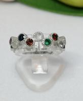 แหวนพลอยนพเก้า เพชร เพทาย ไพลิน ทับทิม มรกต บุษราคัม โกเมน มุกดาหาร ไพฑูรย์ พลอยเสริมดวง ดูดวง แก้ชง เสริมราศี เสริมธาตุ พลอยแท้