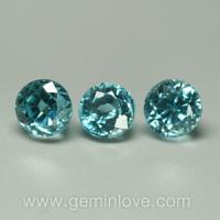 Blue Zircon พลอยเพทาย สีน้ำเงิน สีฟ้าเข้ม อัญมณีสีขาว แก้ชง ดูดวง เสริมดวง jewelry เครื่องประดับพลอยแท้ พลอยเสริมดวง ราศีธนู เพชร พลอยแท้ พลอยธรรมชาติ