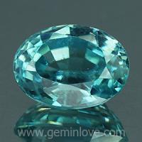 g1-594-16 Blue Zircon พลอยเพทาย