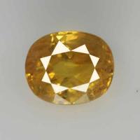 g1-634  yellow sapphire พลอยบุษราคัม