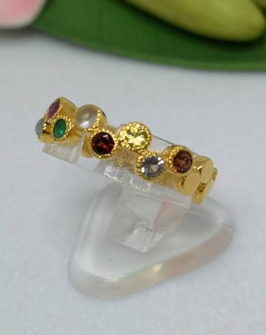 แหวนพลอยนพเก้า เพชร เพทาย ไพลิน ทับทิม มรกต บุษราคัม โกเมน มุกดาหาร ไพฑูรย์ พลอยเสริมดวง ดูดวง แก้ชง เสริมราศี เสริมธาตุ พลอยแท้