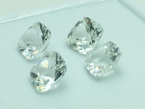 White Topaz  พลอยขาว ไวท์โทพาส  เพชรแท้ พลอยแท้ พลอยเสริมดวง สีขาว ดูดวง ราศี เมษ ของขวัญวันเกิด แก้ชง เสริมการเงิน ใบเซอร์ ไลลา