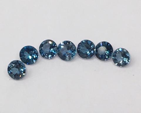 London Blue Topaz สีน้ำเงิน อัญมณี วันศุกร์ พลอย เสริมราศี วันเกิด เสริมดวง ดูดวง ต่างหู บลูโทแพส โทพาส หัวแหวน จึ้ พลอยไพลิน ring earring bracelet