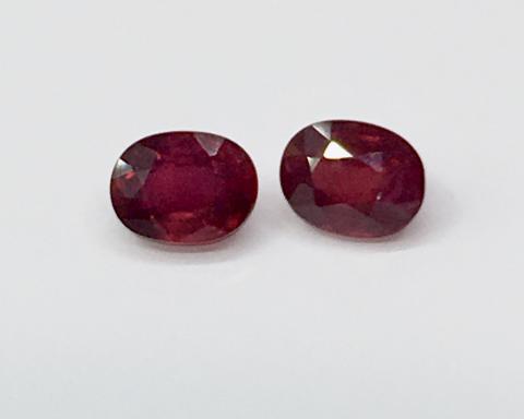 ruby พลอยทับทิม พลอยดิบ unheated  ทับทิมพม่า ring แหวน แก้ชง วันเกิด ดูดวง อัญมณี ราศีกรกฏ เสริมดวง ทับทิมสยาม ต่างหู