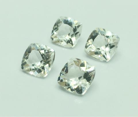 White Topaz  พลอยขาว ไวท์โทพาส  เพชรแท้ พลอยแท้ พลอยเสริมดวง สีขาว ดูดวง ราศี เมษ ของขวัญวันเกิด แก้ชง เสริมการเงิน ใบเซอร์ ไลลา