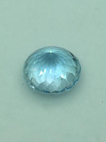 Blue Topaz พลอย บลูโทพาส สีฟ้า ต่างหู เสริมดวงวันศุกร์ เสริมราศีกันย์ sapphire พลอยแท้ ruby มีใบเซอร์ฯ