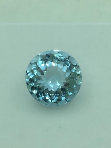Blue Topaz พลอย บลูโทพาส สีฟ้า ต่างหู เสริมดวงวันศุกร์ เสริมราศีกันย์ sapphire พลอยแท้ ruby มีใบเซอร์ฯ