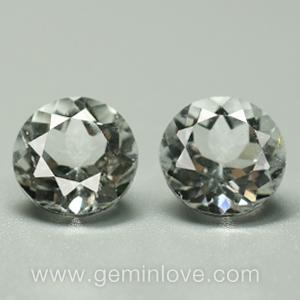 White Topaz ไว้ท์โทแพส พลอยแท้ อัญมณีสีขาว ดูดวง เสริมดวง พลอยดิบ เพชร ราศี เมษ แหวน มีใบเซอร์