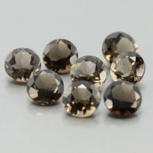 gemstone: สโมคกี้ควอทซ์ - Smoky Quartz size: 5.0x5.0 carat: 3.37Ct.
