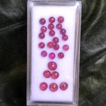 พลอยทับทิมเผาเก่า ruby พลอยทรงหัวใจ พลอยทับทิมพม่า พลอยแท้มีใบเซอร์ naturalruby 