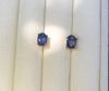 bluesapphireearring ต่างหูพลอยไพลิน พลอยจันทบุรี พลอยน้ำเงิน บลูซัฟไฟร์ พลอยแท้มีใบเซอร์ ต่างหูพลอยเสริมดวง